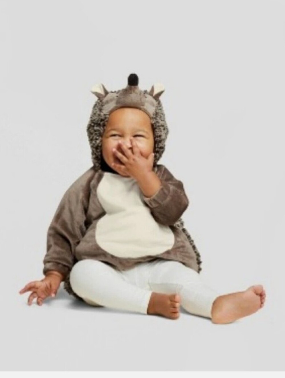 Hide & Eek Plush Hedgehog Hooded Costume Size 6 - 12 Months NWT